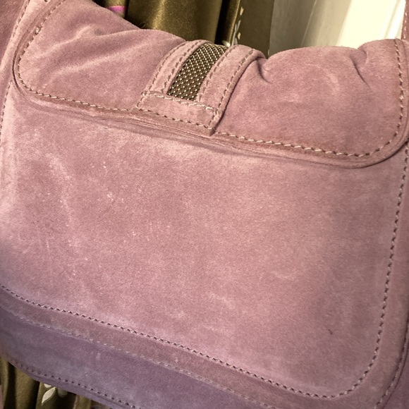 3.1 Phillip Lim Lavender Genuine Suede Studded Handbag - Picture 14 of 15